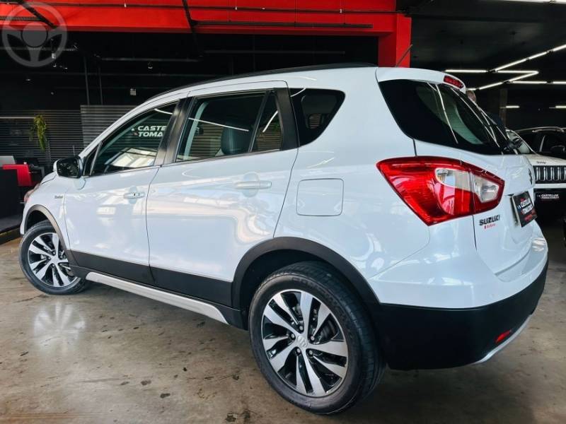 SUZUKI - S-CROSS 1.4 4STYLE ALLGRIP 16V TURBO 4P AUTOMÁTICO - 2018/2019 - BRANCA - R$ 113.900,00