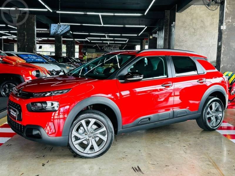 CITROËN - C4 CACTUS 1.6 VTI FEEL PACK FLEX 4P AUTOMATICO - 2022/2022 - BORDO - R$ 82.900,00