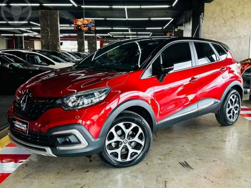 RENAULT - CAPTUR 1.3 INTENSE TURBO 16V FLEX 5P AUTOMÁTICO - 2021/2022 - BORDO - R$ 108.900,00