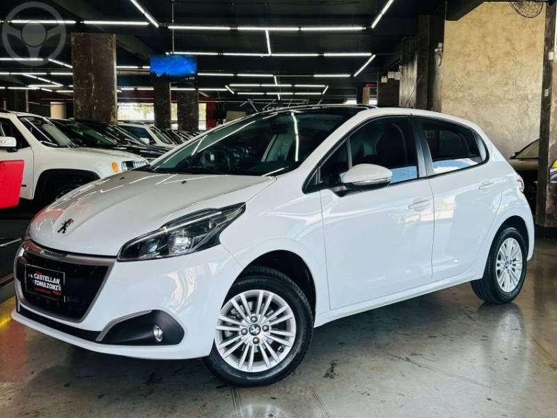 PEUGEOT - 208 1.2 ALLURE 12V FLEX 4P MANUAL - 2018/2019 - BRANCA - R$ 59.900,00