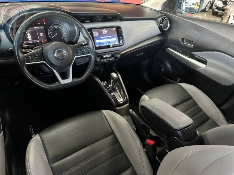 NISSAN - KICKS 1.6 EXCLUSIVE 16V FLEX 4P AUTOMÁTICO - 2021/2022 - AZUL - R$ 112.800,00