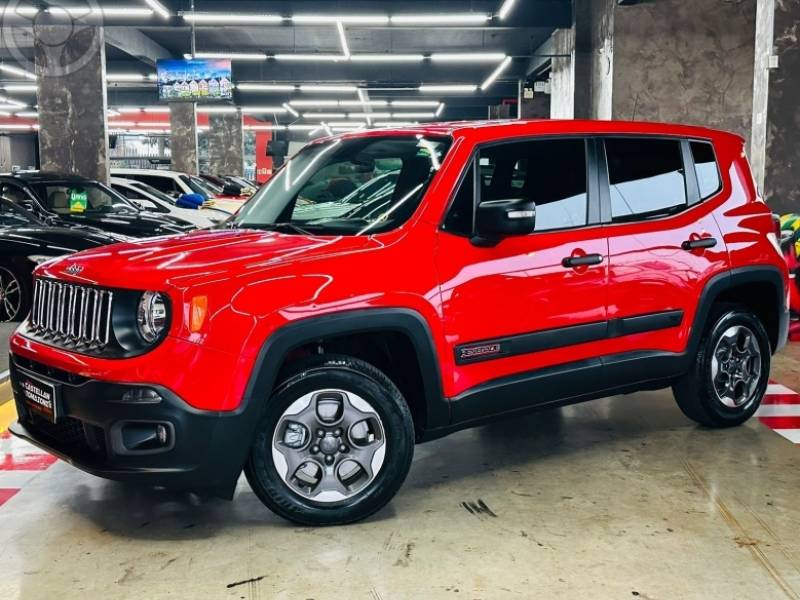 JEEP - RENEGADE 1.8 16V FLEX SPORT 4P MANUAL - 2016/2016 - VERMELHA - R$ 68.900,00